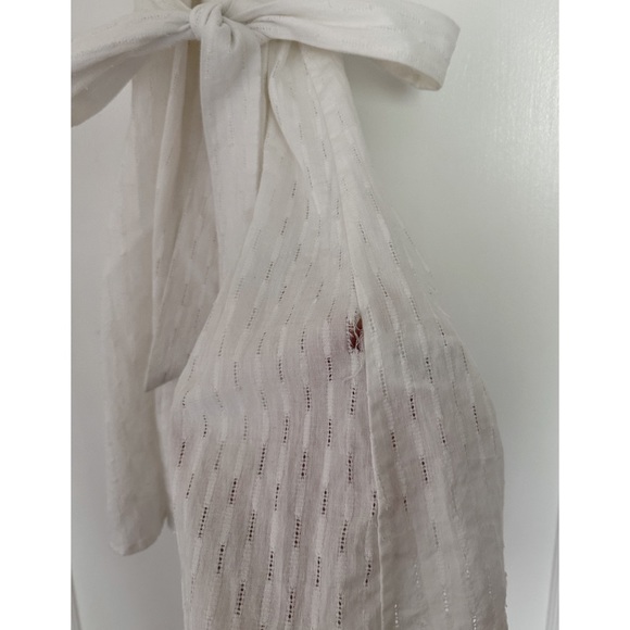 Frame Surplus Mini Dress Size Small Blanc White - Picture 7 of 7